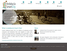 Tablet Screenshot of andaluciasmartcity.com